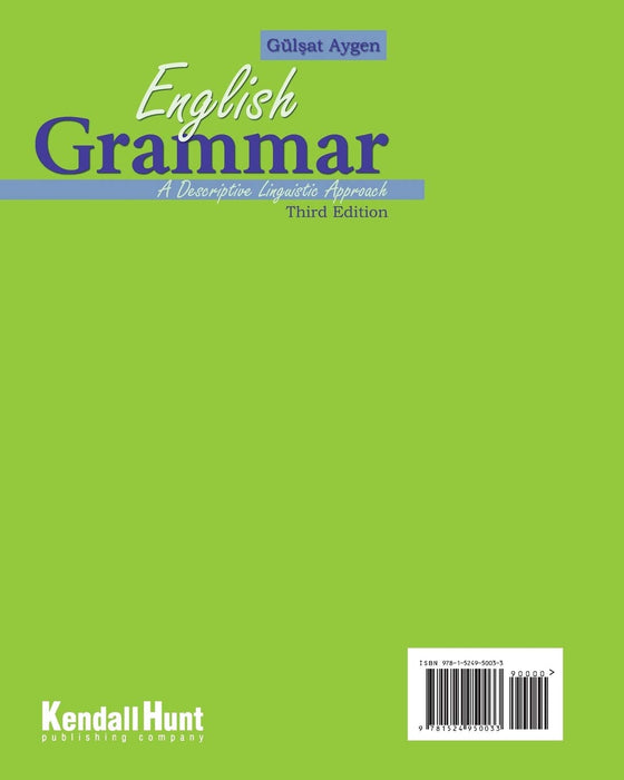 English Grammar: A Descriptive Linguistic Approach