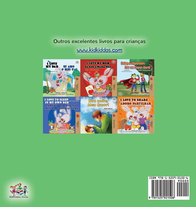 I Love to Brush My Teeth (Portuguese Edition - Portugal) (Portuguese Bedtime Collection - Portugal