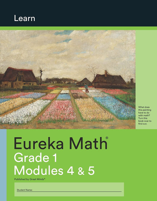Eureka Math Grade 1 Learn Workbook #3 (Modules 4-5