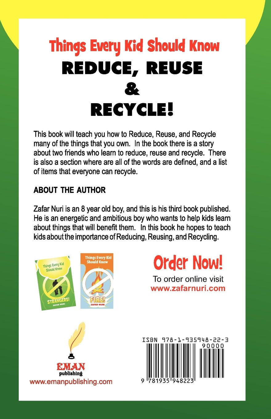 Things Every Kid Should Know-Reduce, Reuse & Recycle