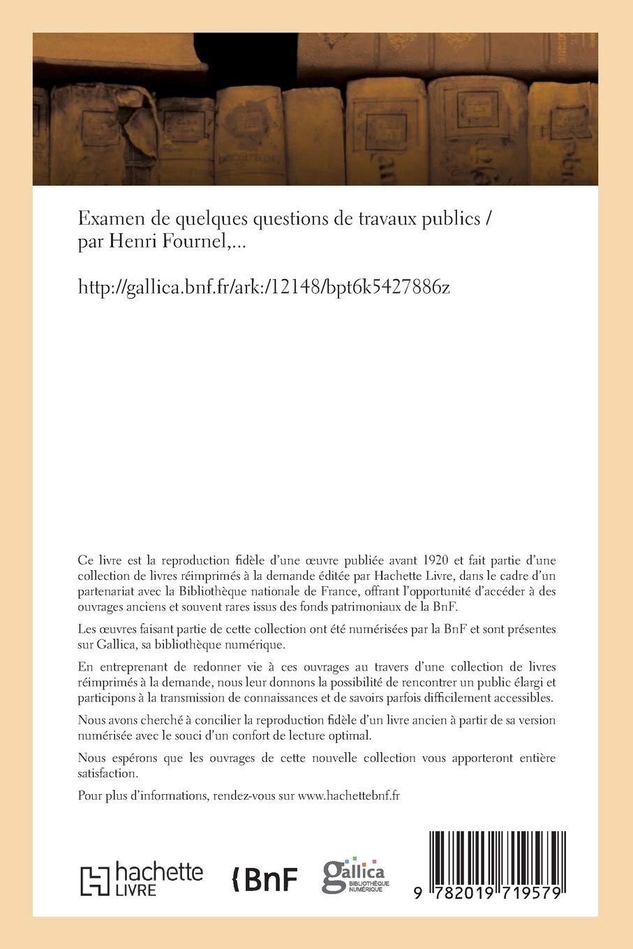 Examen de Quelques Questions de Travaux Publics