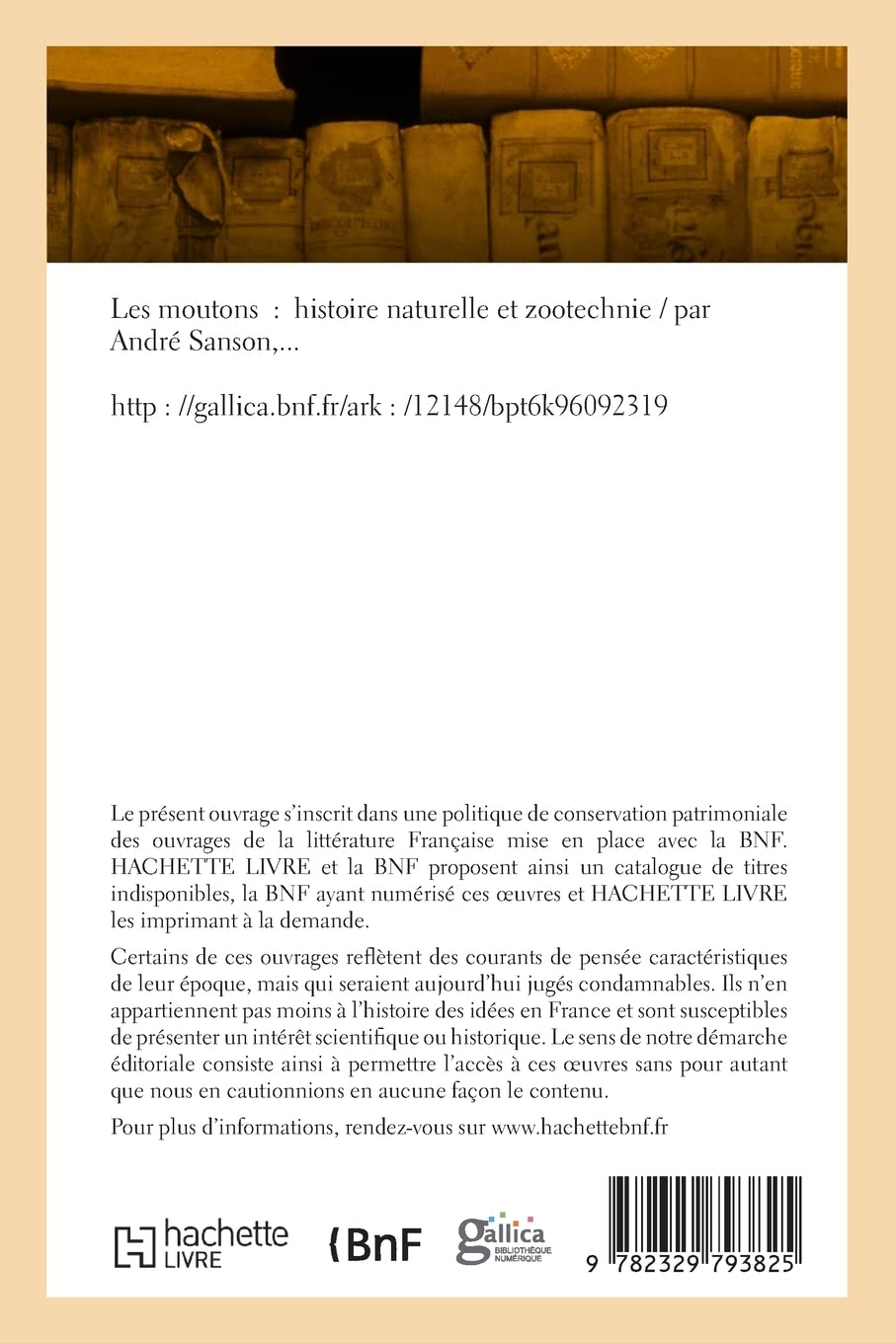 Les moutons, histoire naturelle et zootechnie