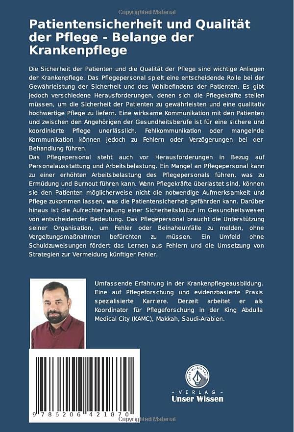 Patientensicherheit und Qualität der Pflege - Belange der Krankenpflege