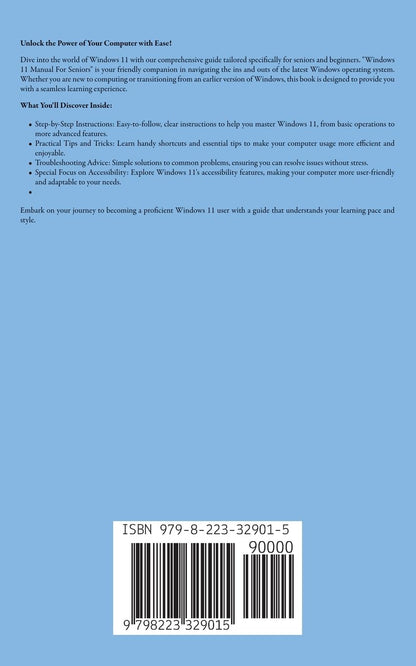 Windows 11 Manual For Seniors