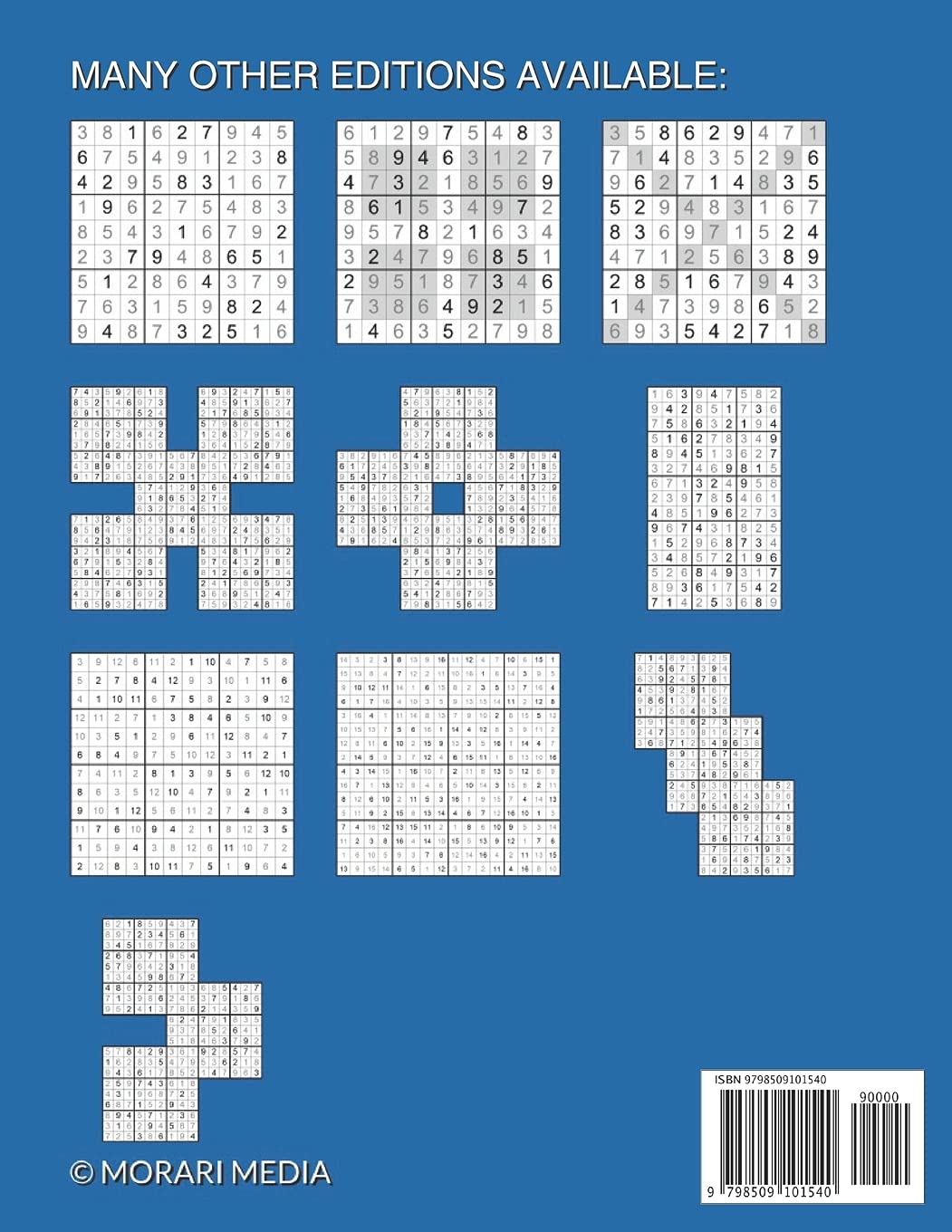 1500 Sudoku Brain Teaser 9x9 with solutions