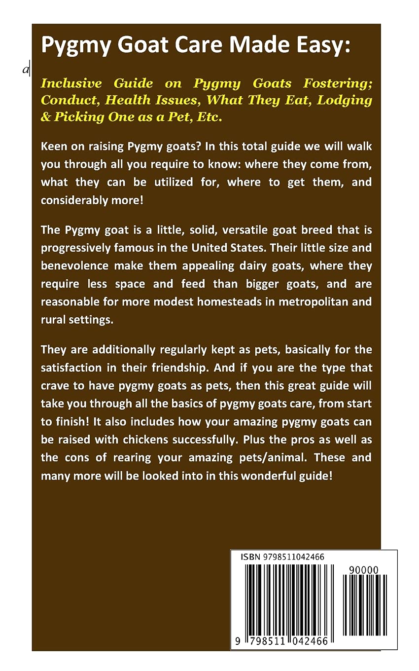 Pygmy Goat Care Made Easy