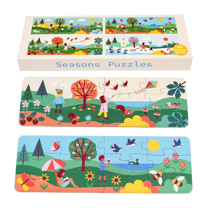 Four Seasons 12 Piece Puzzles