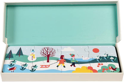 Four Seasons 12 Piece Puzzles