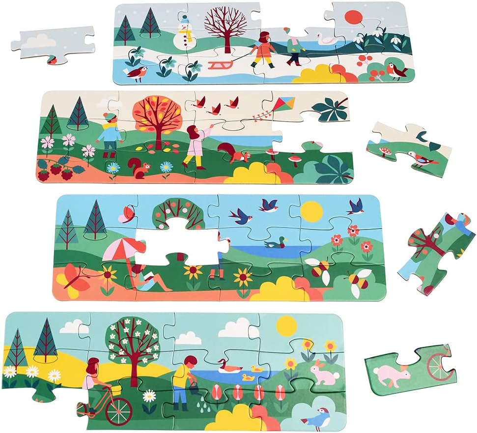 Four Seasons 12 Piece Puzzles