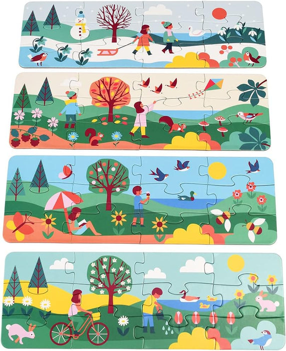 Four Seasons 12 Piece Puzzles