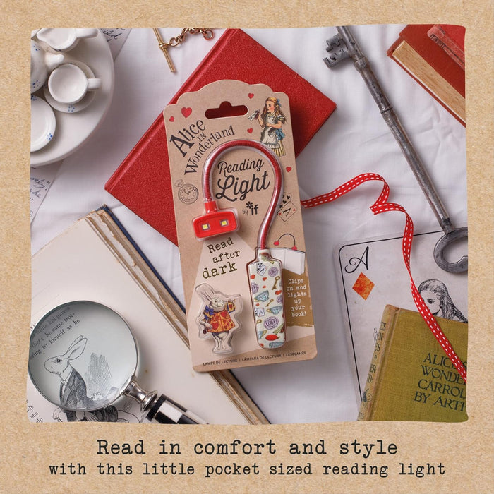 IF Book Lover's Reading Light - Alice, Red One Size Red