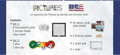 Rio Grande Games Pictures USA, 3-5 Players, Party Game, Home, Indoor