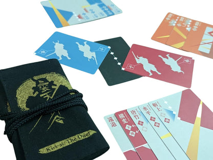 Kiri-AI The Duel Juego de cartas (edición de cartera) - Duelo samurai rápido para dos jugadores, juego de estrategia para niños y adultos, a partir de 13 años, 2 jugadores, 5 a 10 minutos de juego