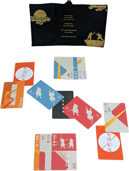 Kiri-AI The Duel Juego de cartas (edición de cartera) - Duelo samurai rápido para dos jugadores, juego de estrategia para niños y adultos, a partir de 13 años, 2 jugadores, 5 a 10 minutos de juego
