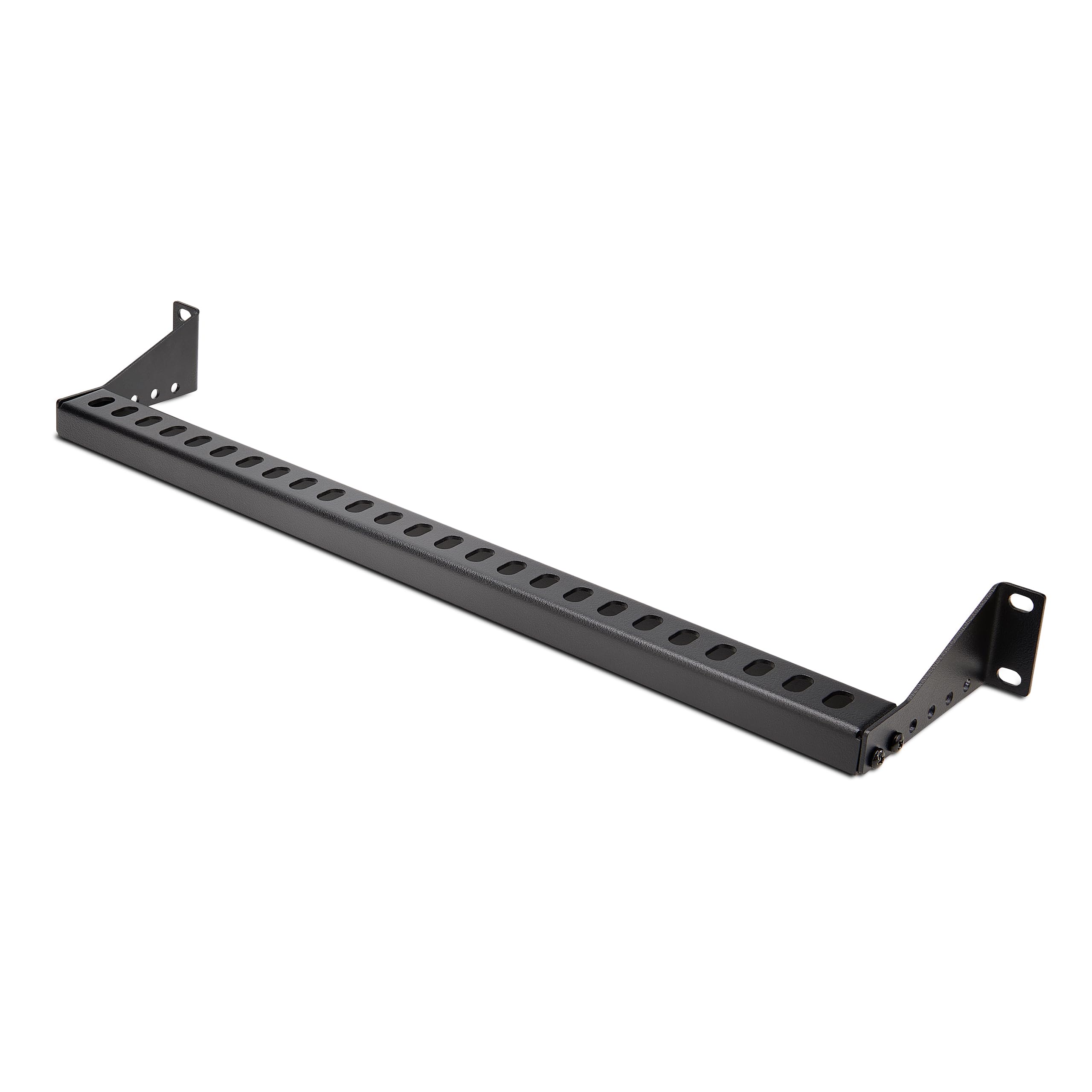 StarTech.com 1U Rack Mountable Cable Lacing Bar w/Adjustable Depth, Cable Support Guide For Organized 19" Racks/Cabinets, Horizontal Cable Guide For Patch Panels/Switches/PDUs (12S-CABLE-LACING-BAR