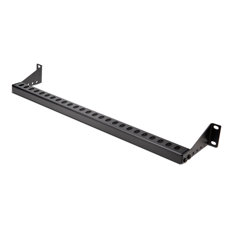 StarTech.com 1U Rack Mountable Cable Lacing Bar w/Adjustable Depth, Cable Support Guide For Organized 19" Racks/Cabinets, Horizontal Cable Guide For Patch Panels/Switches/PDUs (12S-CABLE-LACING-BAR