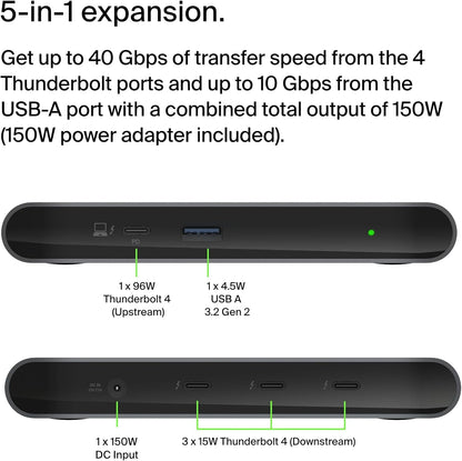 Connect 5-In-1 Thunderbolt 4 Hub