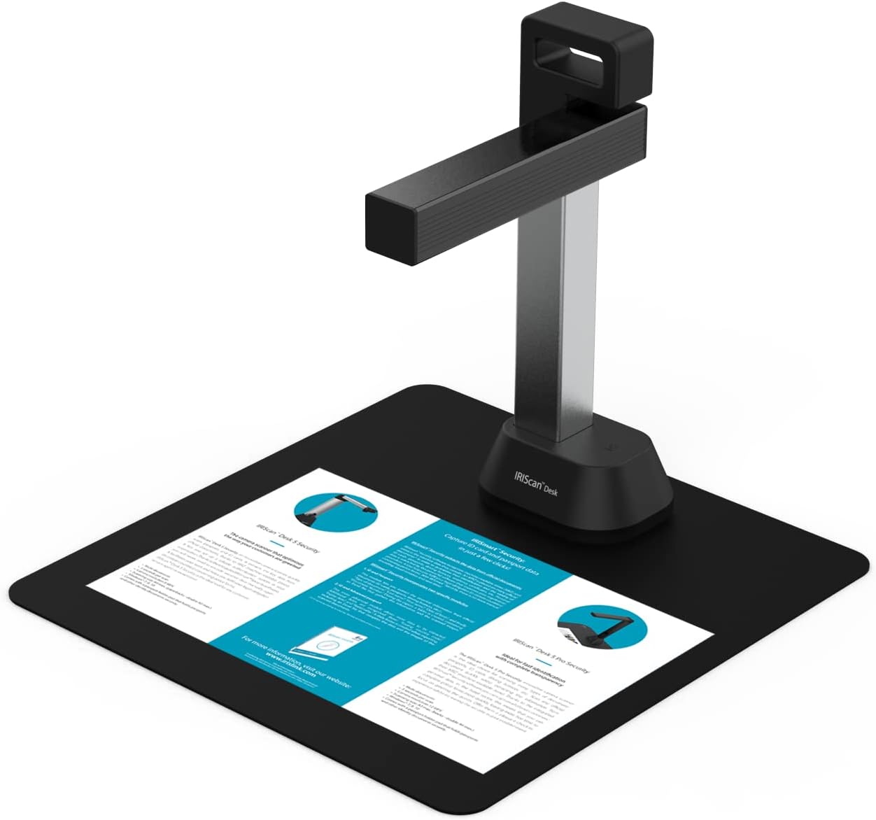 IRIScan Desk 6 Professional Book Document Scanner, OCR Function, PDF, Windows and MacOS, Max Scan A4, USB 2.0 Speed Scan 0.75sec per Page