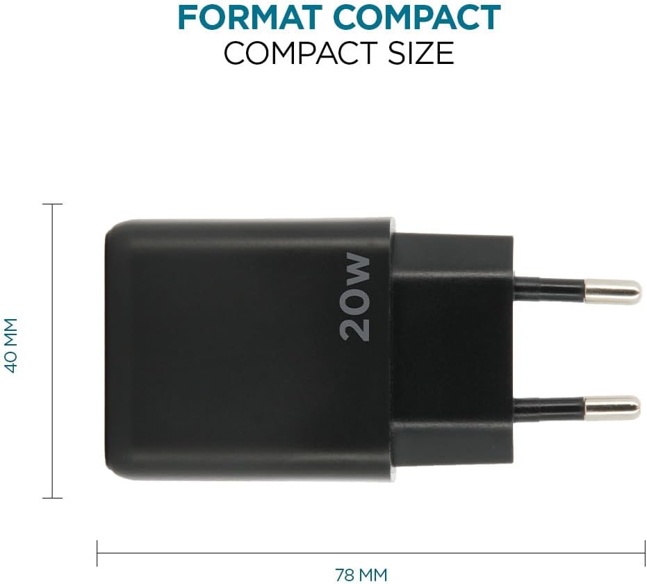 WALL CHARGER - 20W - 1 USB C