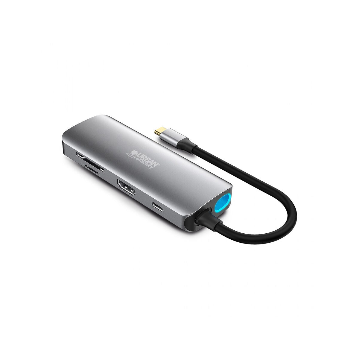 USB-C Hub Urban Factory MHC50UF Grey