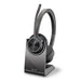 Poly - Voyager 4320 UC Wireless Headset + Charge Stand (Plantronics) - Headphones w/ Mic - Connect to PC/Mac via USB-A Bluetooth Adapter, Cell Phone via Bluetooth-Works w/ Teams (Certified), Zoom&More