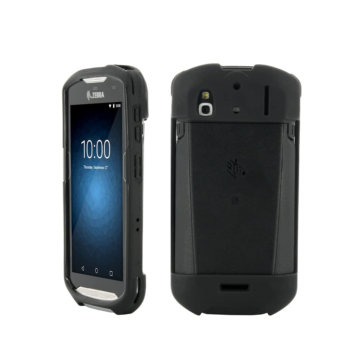 Mobilis Reinforced Case for Zebra Terminal TC51 TC52 TC56 TC57, Reinforced Protective Case Made in France Compatible with Zebra TC5X, Black
