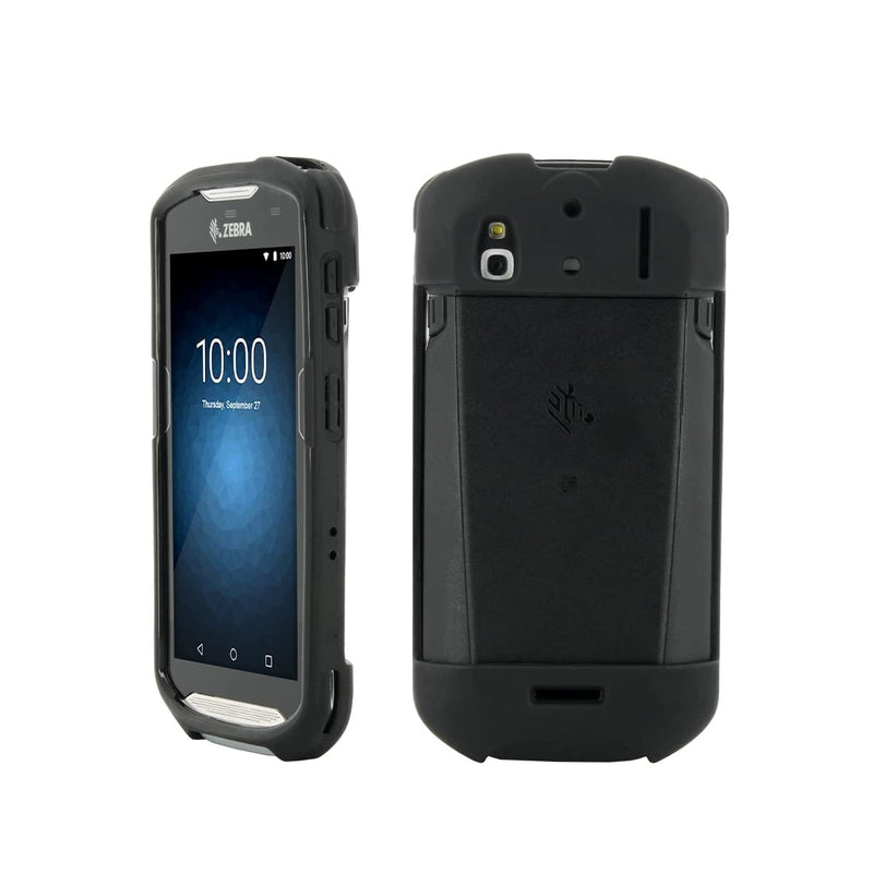Mobilis Reinforced Case for Zebra Terminal TC51 TC52 TC56 TC57, Reinforced Protective Case Made in France Compatible with Zebra TC5X, Black