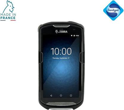 Mobilis Reinforced Case for Zebra Terminal TC51 TC52 TC56 TC57, Reinforced Protective Case Made in France Compatible with Zebra TC5X, Black