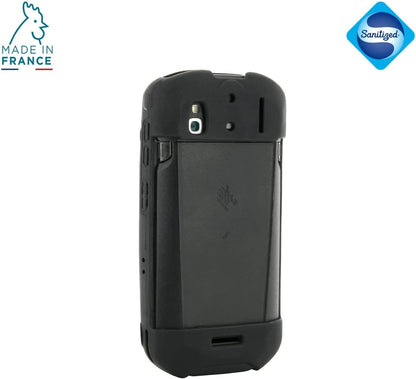 Mobilis Reinforced Case for Zebra Terminal TC51 TC52 TC56 TC57, Reinforced Protective Case Made in France Compatible with Zebra TC5X, Black
