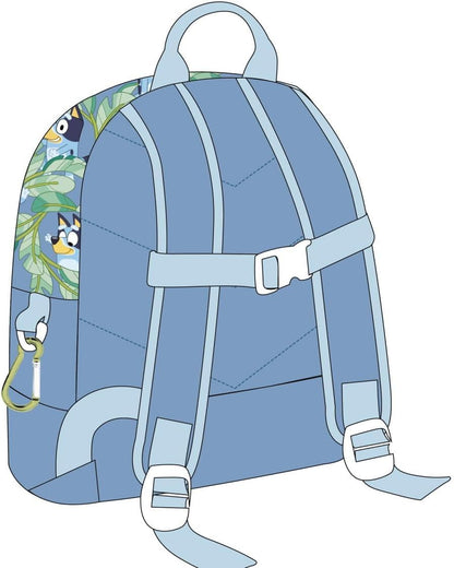 Hiking Backpack Bluey Children`S 25 X 27 X 16 Cm Blue