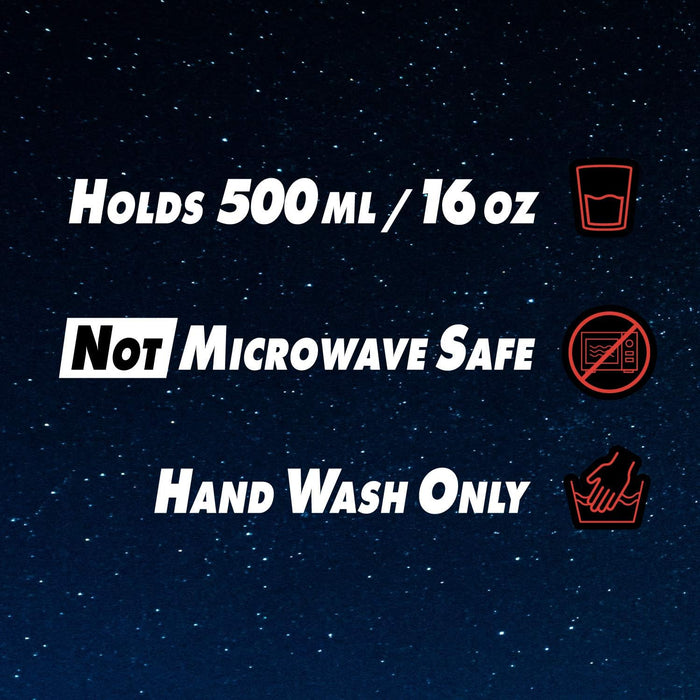 Paladone NES 500ml Stainless Steel Metal Water Bottle, Silver