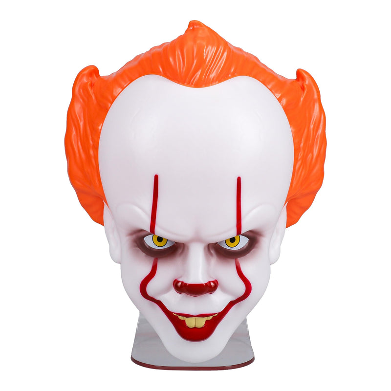 Paladone Pennywise Mask Light, Free Standing or Wall Mountable Halloween Decoration, Scary IT Clown Mask Lighting, 22cm (8.7"