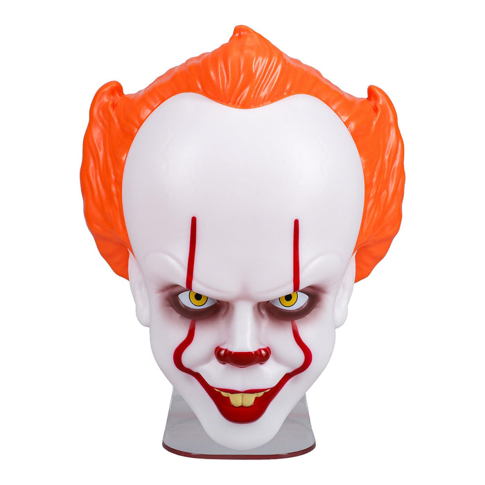 Paladone Pennywise Mask Light, Free Standing or Wall Mountable Halloween Decoration, Scary IT Clown Mask Lighting, 22cm (8.7"