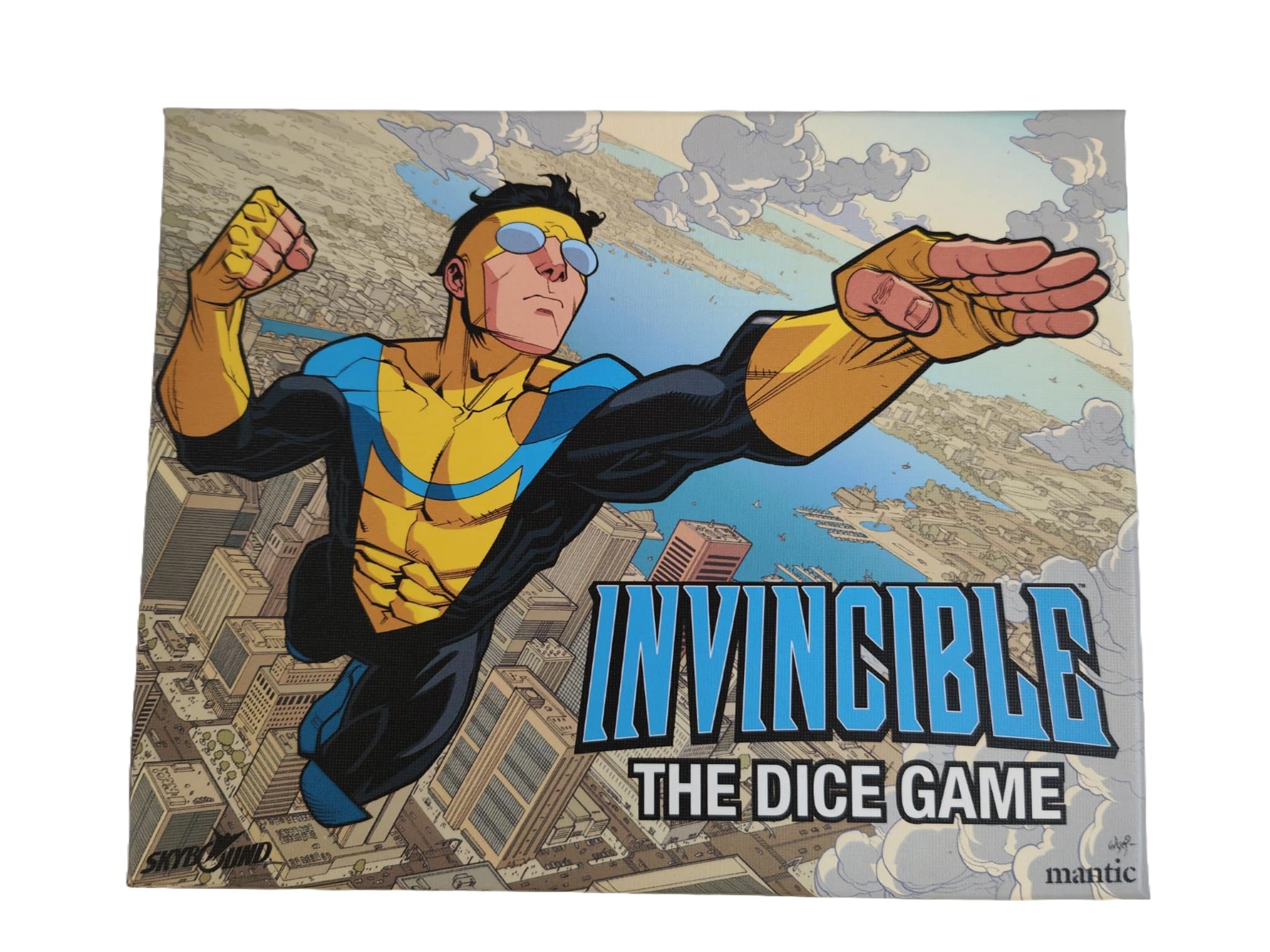 Mantic Games: Invincible: The Dice Game - Fast Paced Push Your Luck Dice Rolling Game, Comic Book Card & Dice Battle Game, Ages 10+, 2+ Players