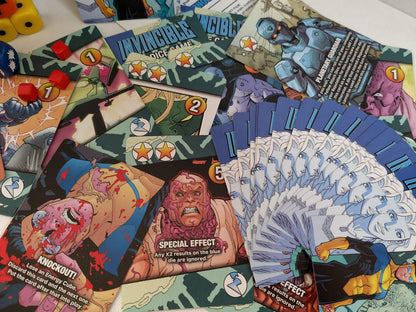 Mantic Games: Invincible: The Dice Game - Fast Paced Push Your Luck Dice Rolling Game, Comic Book Card & Dice Battle Game, Ages 10+, 2+ Players
