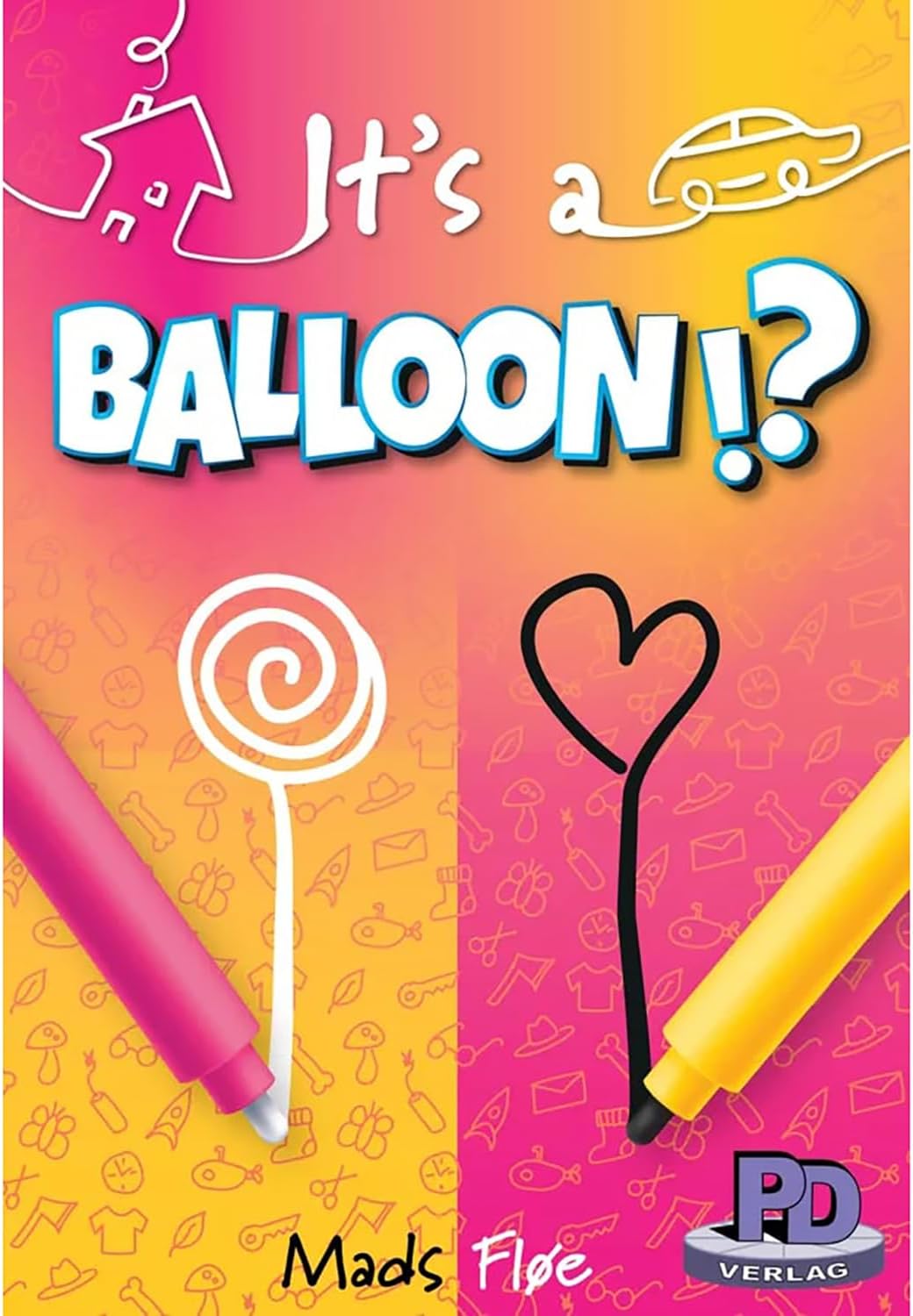 Rio Grande Games: It's A Balloon - Word Guessing Drawing Game, Hilarious Party Game, Interactive Family Game, Ages 8+, 3-8 Players, 15-30 Min