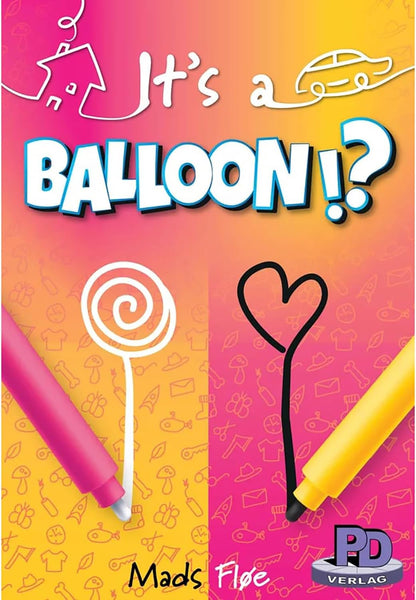 Rio Grande Games: It's A Balloon - Word Guessing Drawing Game, Hilarious Party Game, Interactive Family Game, Ages 8+, 3-8 Players, 15-30 Min