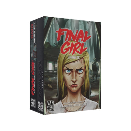 Final Girl: Starter Set - Core Box & Happy Trails Feature Film - 1 Player Board Game for Solo Play - 20-60 Minutes of Gameplay - for Teens and Adults Ages 14+ - English Version - by Van Ryder Games