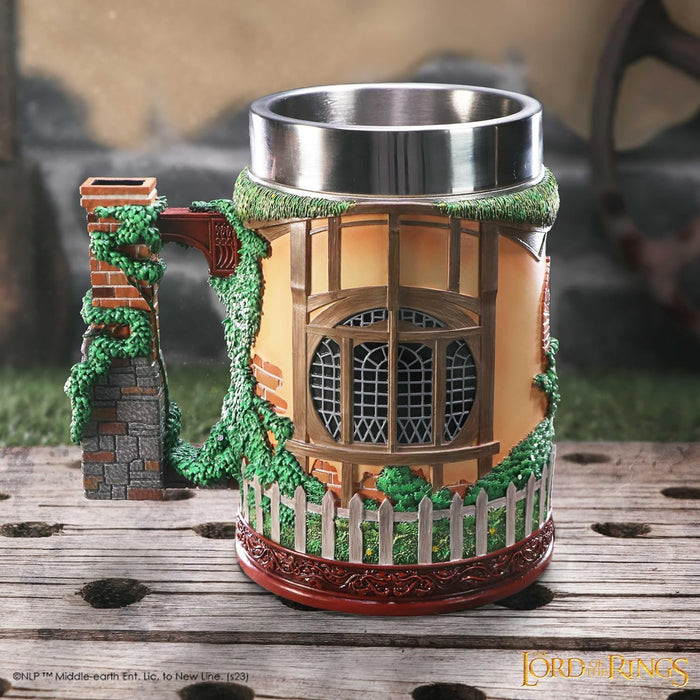 Nemesis Now Il Signore degli Anelli The Shire Tankard 15,5 cm, Resina, Prodotto con Licenza Ufficiale Il Signore degli Anelli, Dettaglio True to The Shire™, Cast in resina di alta qualità,