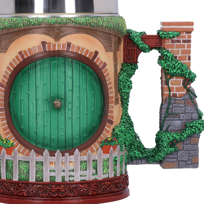 Nemesis Now Il Signore degli Anelli The Shire Tankard 15,5 cm, Resina, Prodotto con Licenza Ufficiale Il Signore degli Anelli, Dettaglio True to The Shire™, Cast in resina di alta qualità,