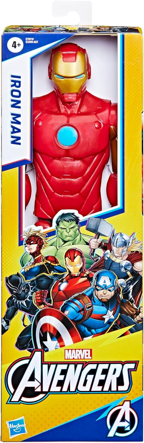 Avengers - Iron Man (Action figure 30 cm con blaster Titan Hero Blast Gear