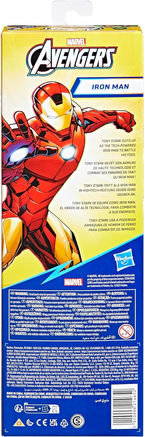 Avengers - Iron Man (Action figure 30 cm con blaster Titan Hero Blast Gear
