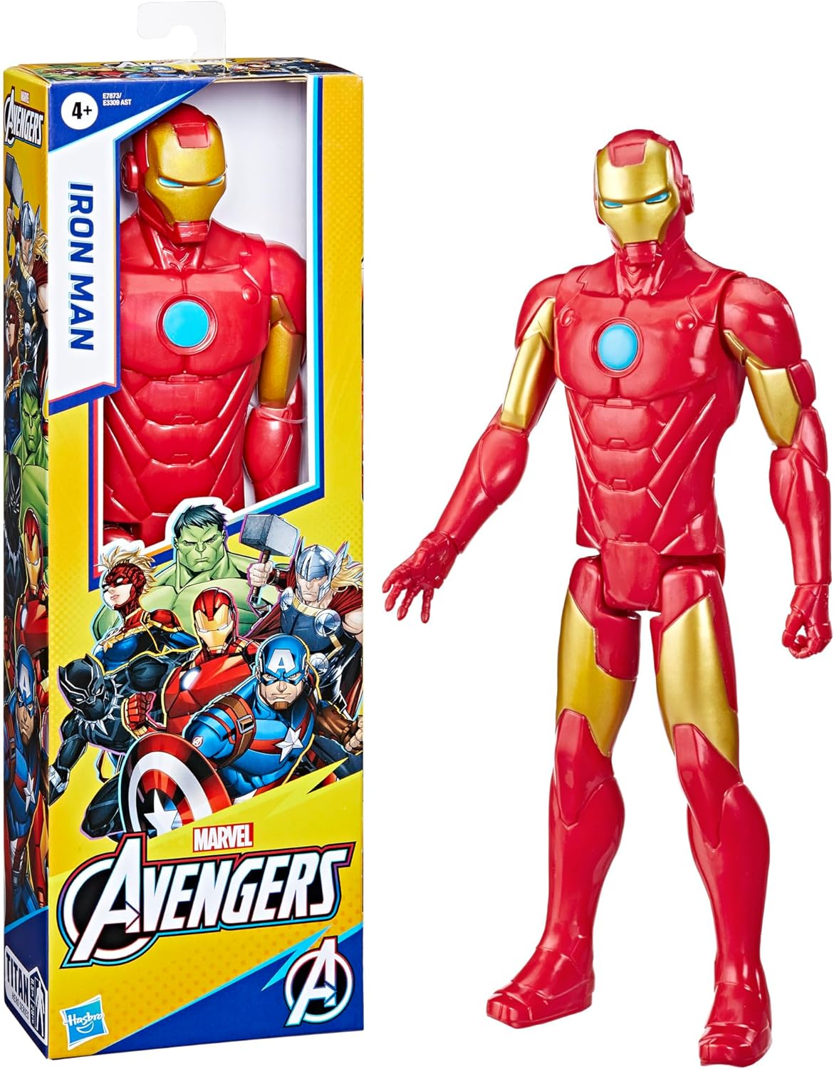 Avengers - Iron Man (Action figure 30 cm con blaster Titan Hero Blast Gear
