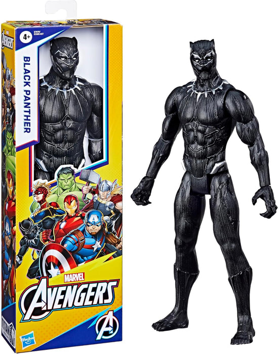 Avengers - Black Panther (Action figure 30 cm con blaster Titan Hero Blast Gear