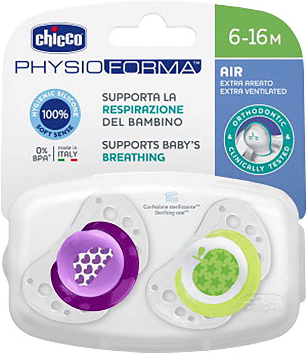 Chicco - Pacifier Extra Air Girl 6-16M