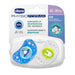 Chicco Air Pacifier, 12+ Months, 2 Units Silicone 12+ MESI Blue/Green blue / green Silicone