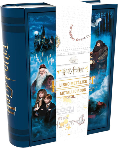 HARRY POTTER - Box Livre en Métal - Vol.1 - Set de Papeterie 7 pc.
