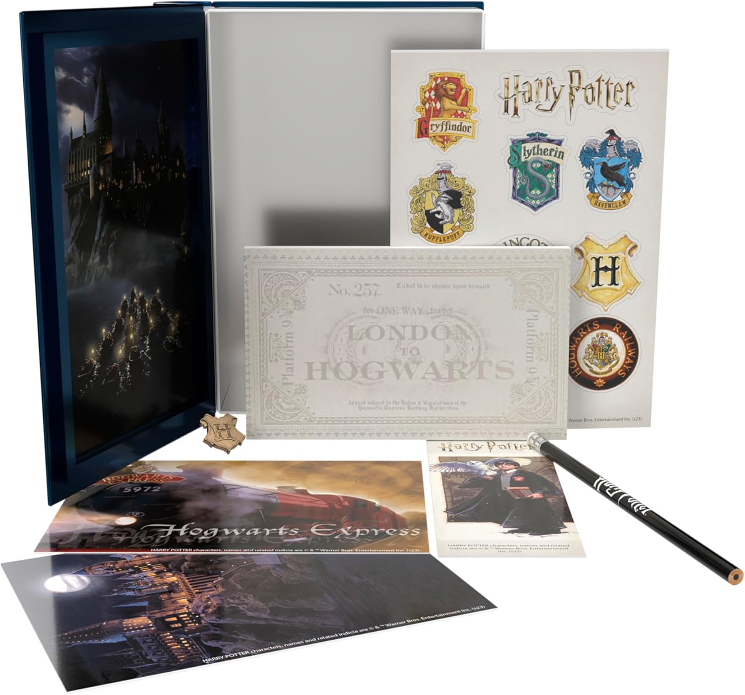 HARRY POTTER - Box Livre en Métal - Vol.1 - Set de Papeterie 7 pc.