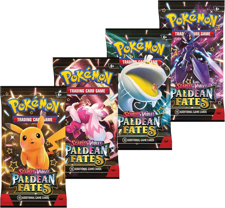Pokémon TCG: Scarlet & Violet—Paldean Fates Elite Trainer Box (9 Boosters, 1 Full-Art Foil Promo Card & Accessories)