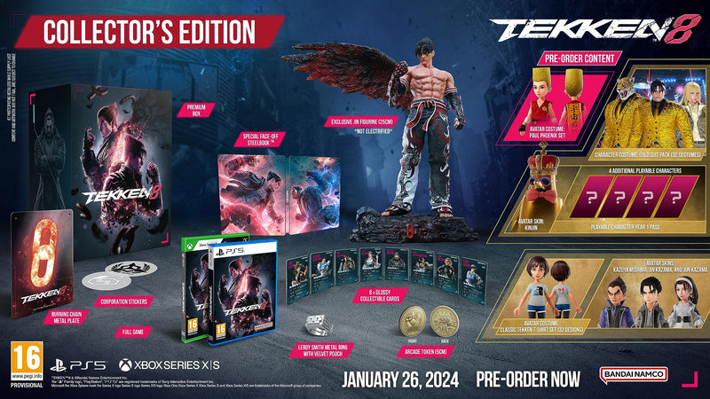 TEKKEN 8 COLLECTOR EDITION: THE LIGHTNING OF FATE EDITION XSX Xbox Series X Collector Edition